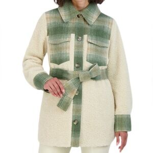 Tahari Nile Belted Shacket, XS